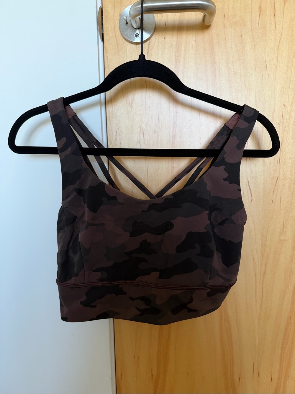 Lululemon long long energy Bra - Brown/Black Camo